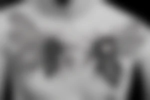 cmb in the shape of a bee tattoo idea