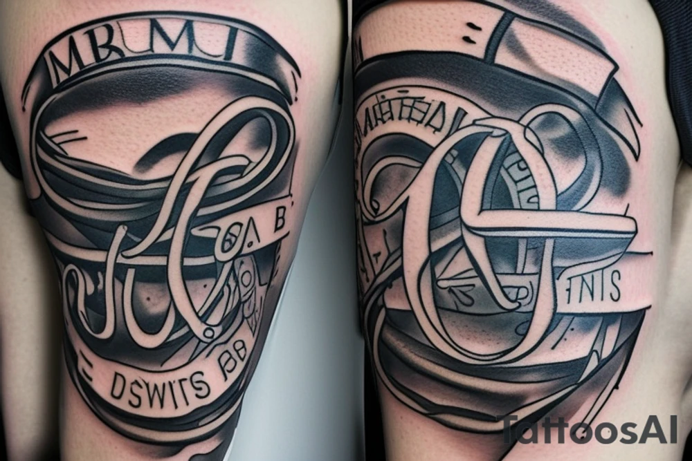 c m b just the letters tattoo idea