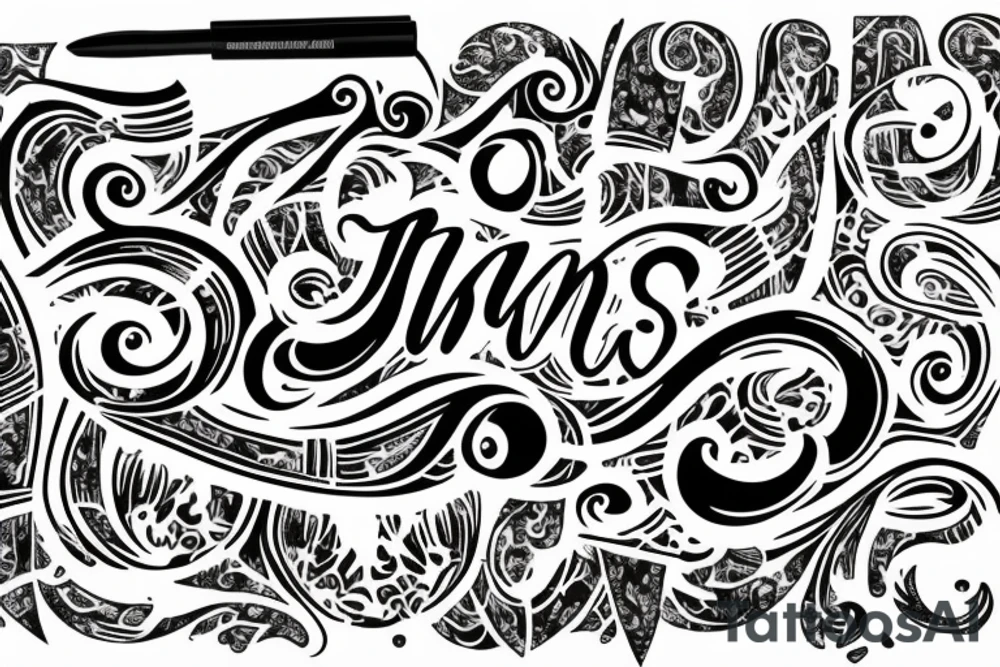 c m b just the letters tattoo idea