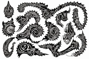 A small tattoo with the lettering CMB tattoo idea