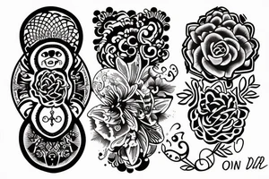 A small tattoo with the lettering CMB tattoo idea