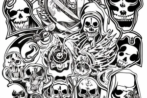 Zagreus from Hades video game tattoo idea