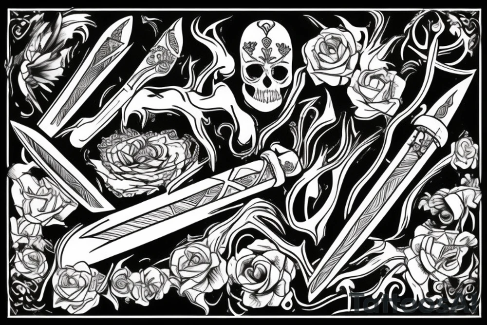 Dagger tattoo idea