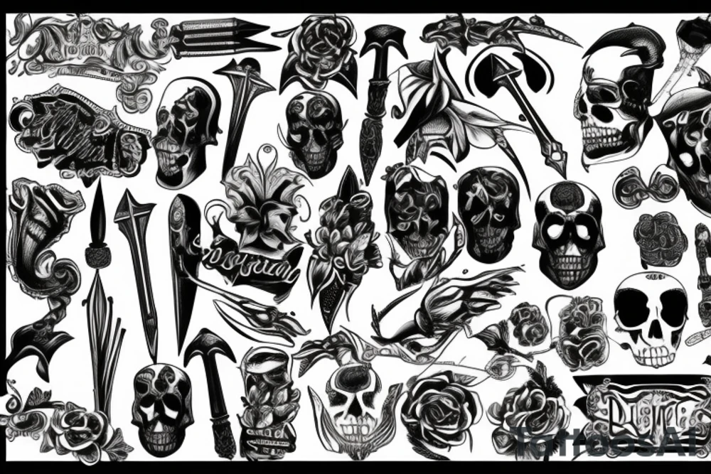 Dagger tattoo idea