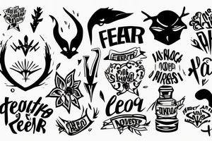 Text NoFear tattoo idea