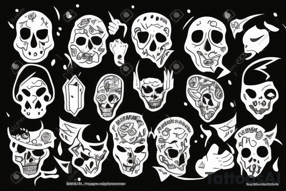 Just text "Murder Famq" tattoo idea