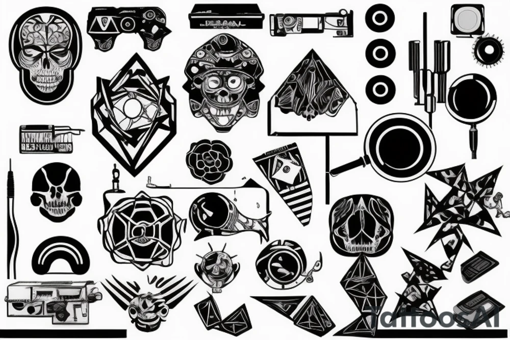 technology death tattoo idea