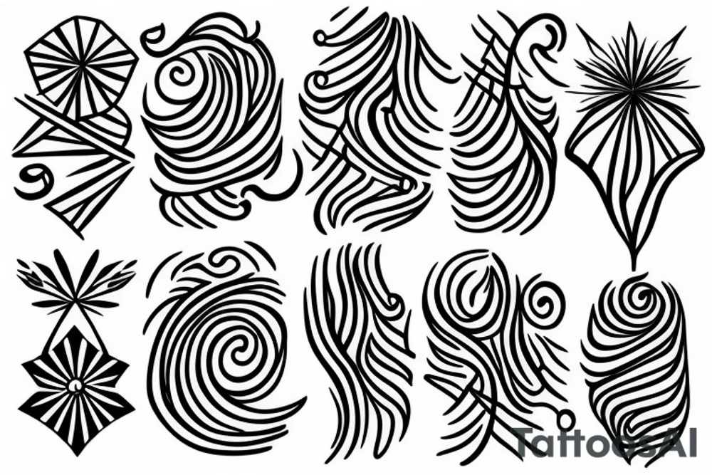 a single arrow with dogwood flowers spiraling around tattoo idea
