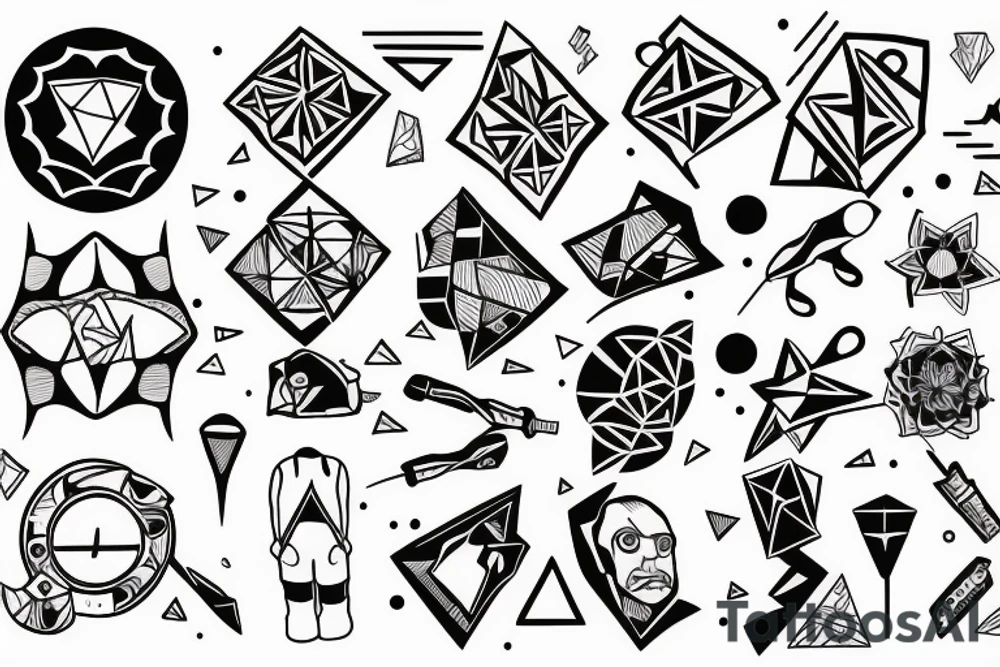 human reaching his dream tattoo idea