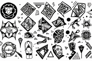human reaching his dream tattoo idea