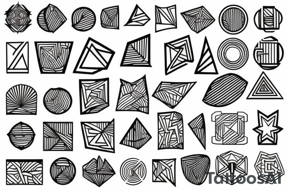 lines tattoo idea