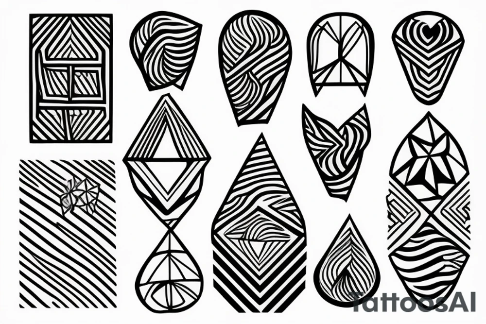 lines tattoo idea