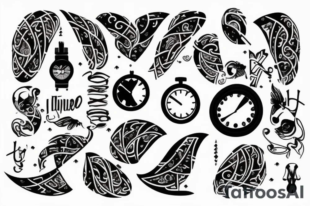 time is everything tattoo idea