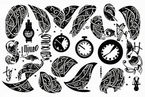 time is everything tattoo idea