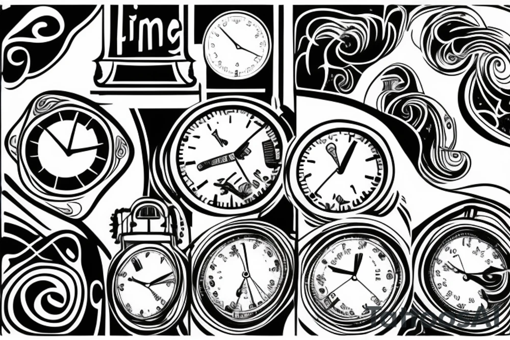 time is everything tattoo idea