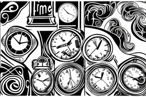 time is everything tattoo idea