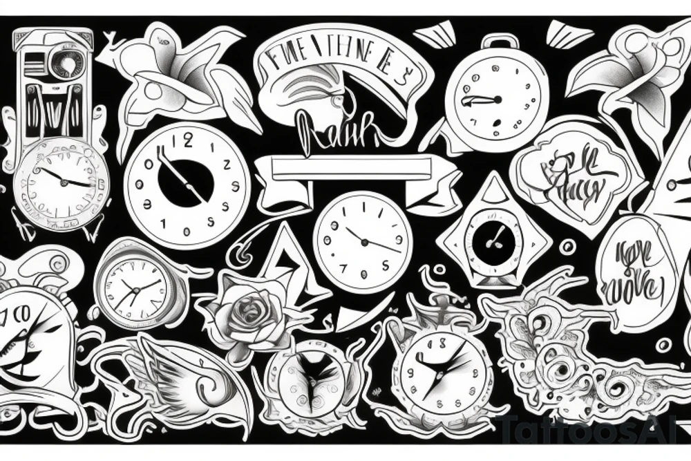 time is everything tattoo idea