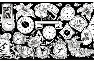 time is everything tattoo idea