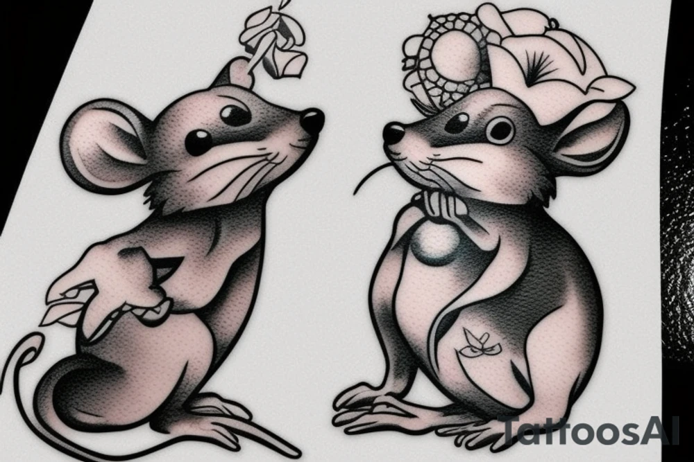 12 oz mouse tattoo idea