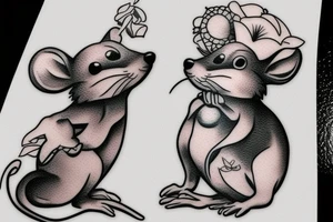 12 oz mouse tattoo idea