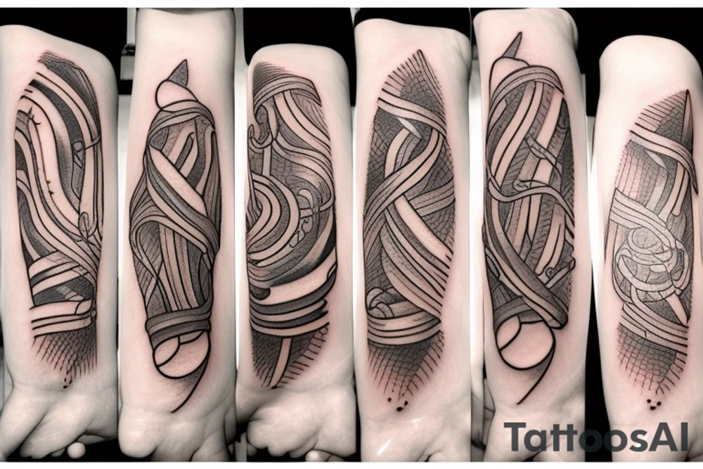 Croissant tattoo idea
