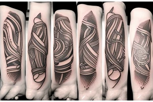 Croissant tattoo idea