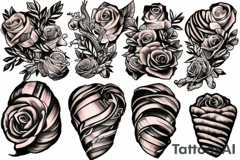 Croissant tattoo idea