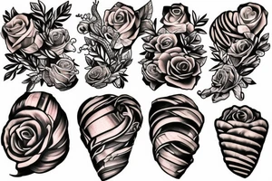 Croissant tattoo idea