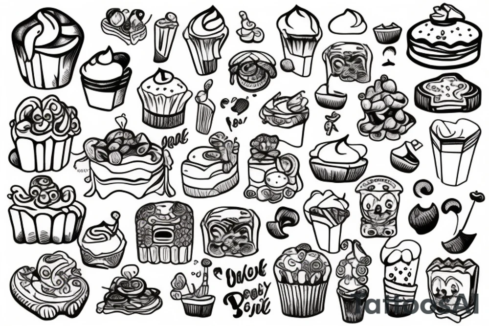 Pastry tattoo idea