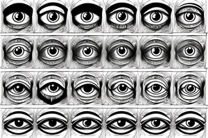 Illuminati pyramid eye tattoo idea