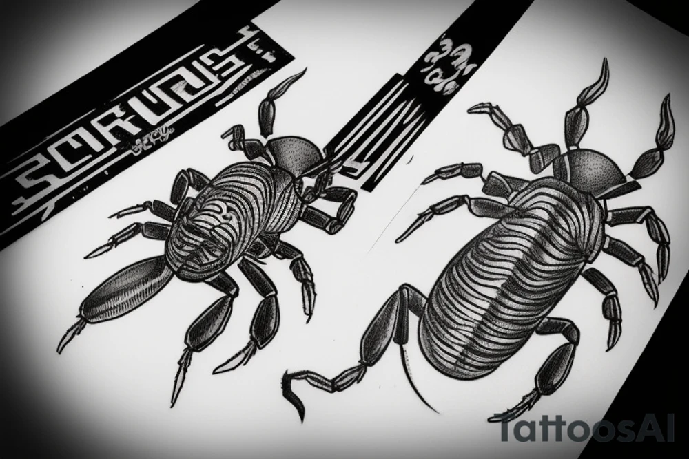 Scorpion on forearm tattoo idea
