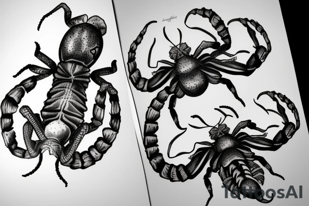 Scorpion on forearm tattoo idea