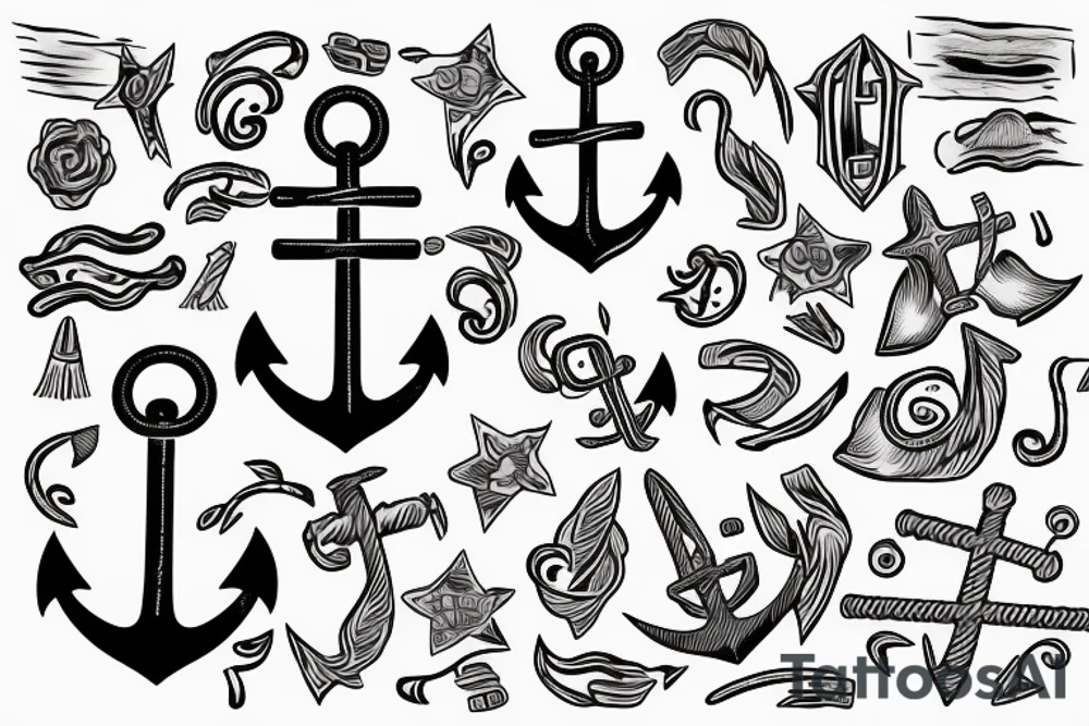 anchor tattoo idea