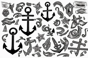 anchor tattoo idea