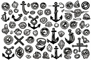 anchor tattoo idea