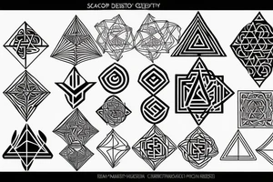 sacred geometry tattoo idea