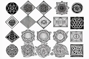 sacred geometry tattoo idea