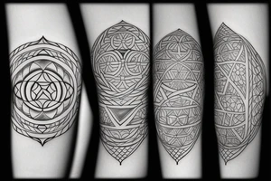 sacred geometry tattoo idea