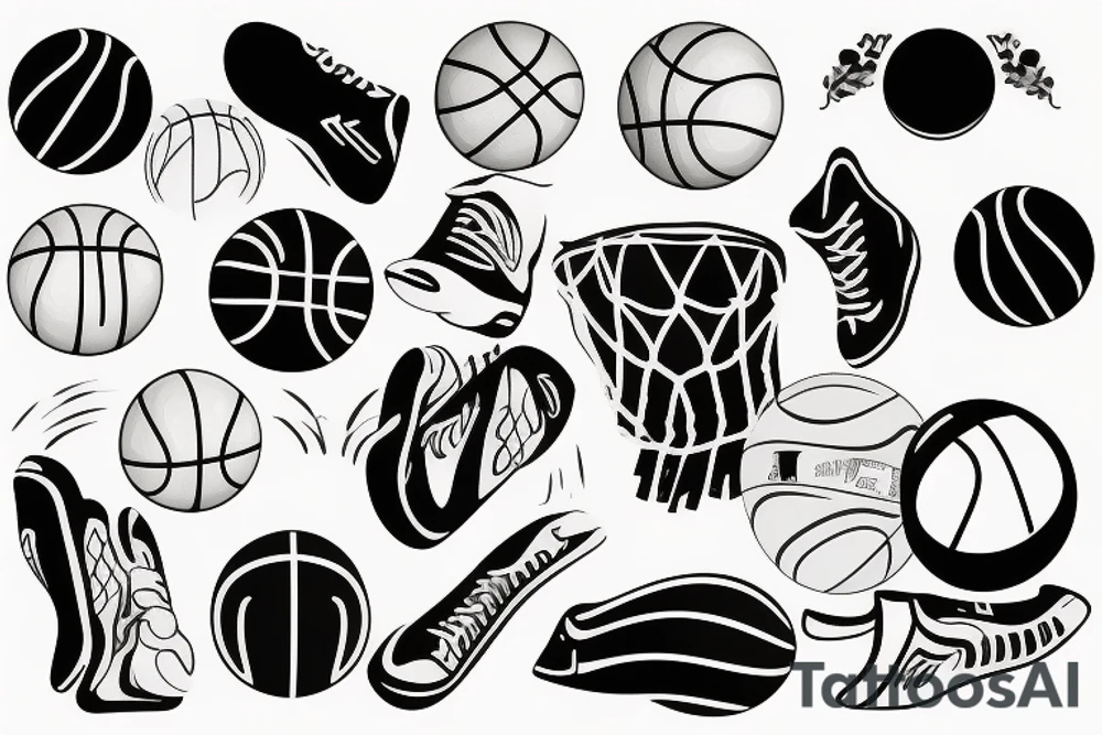 Basketball tattoo idea