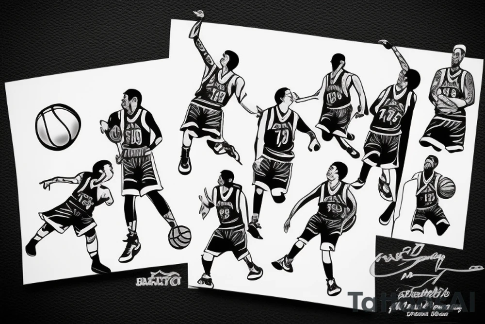 Basketball tattoo idea