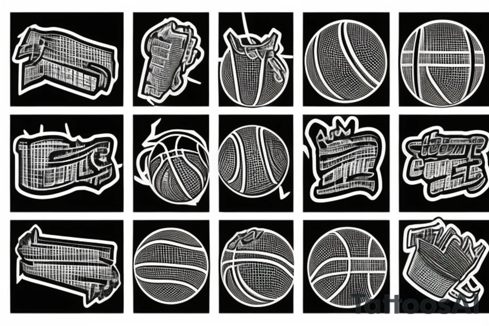 Basketball comet tattoo idea