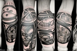 Basketball comet tattoo idea
