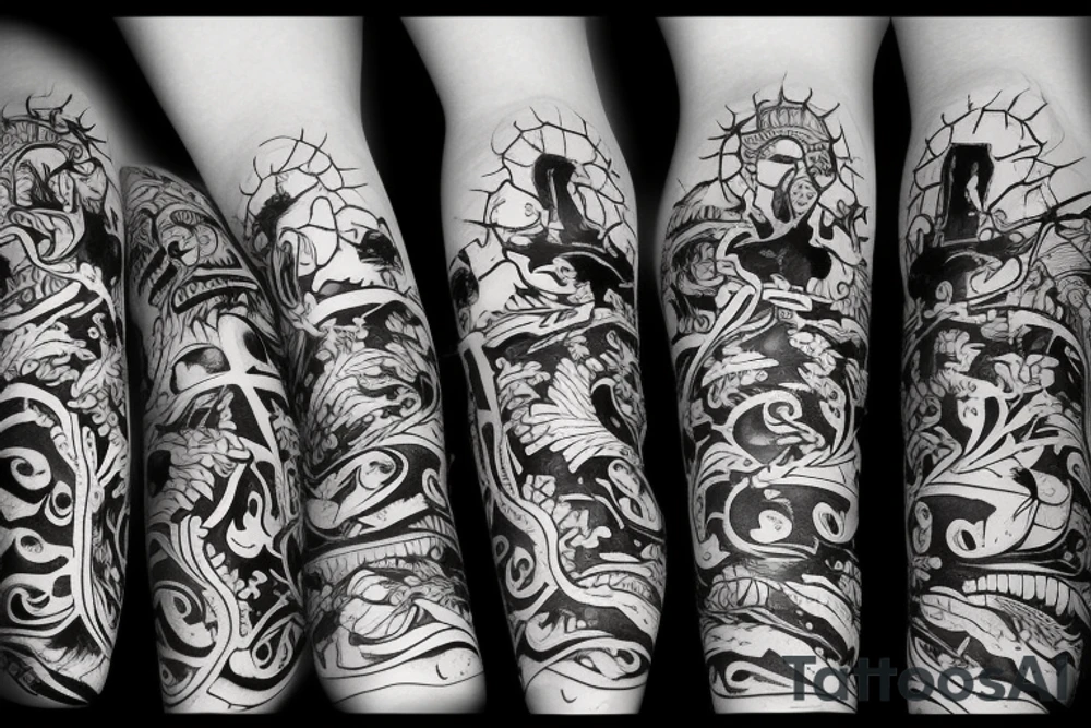 Basketball flaming comet tattoo idea