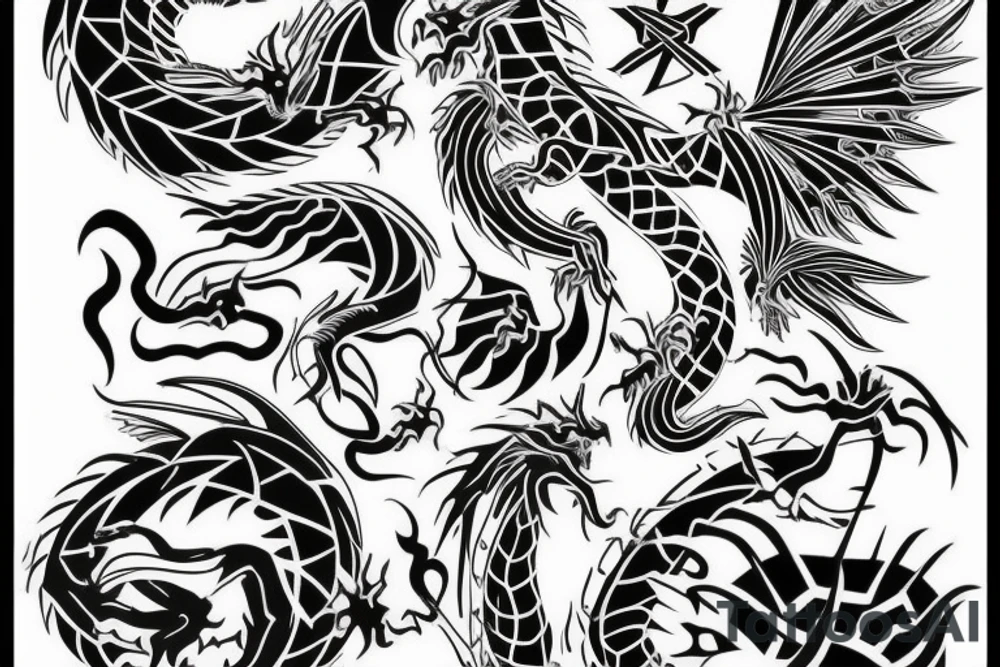 dragon tattoo idea