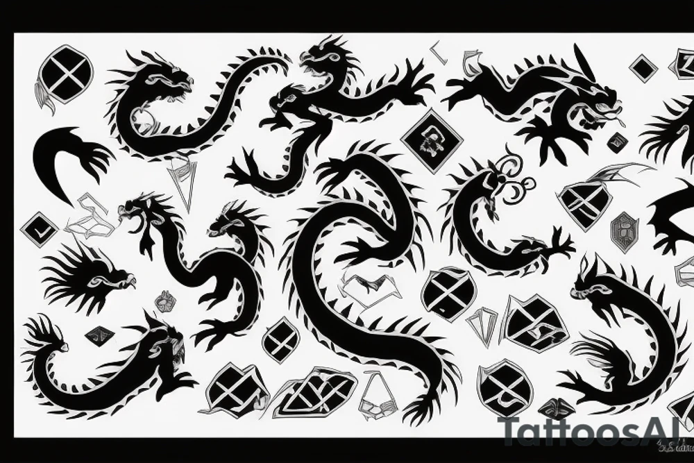 dragon tattoo idea