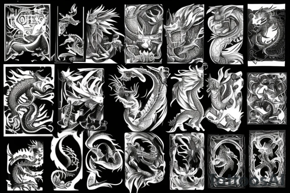 dragon tattoo idea