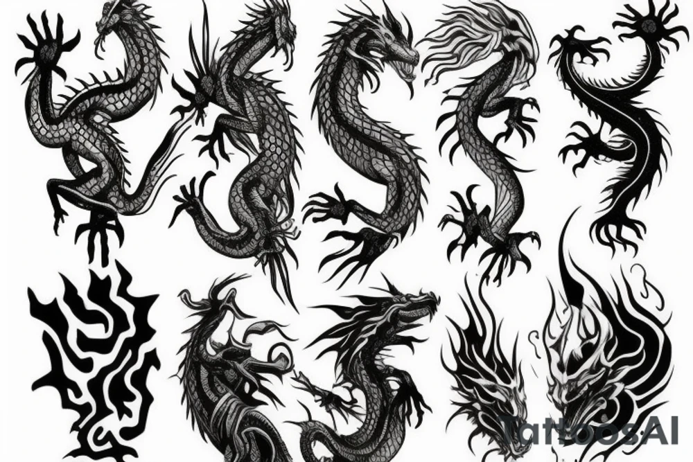 dragon tattoo idea