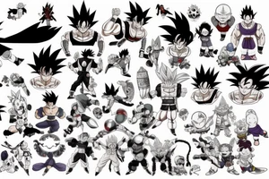 Dragon ball tattoo idea