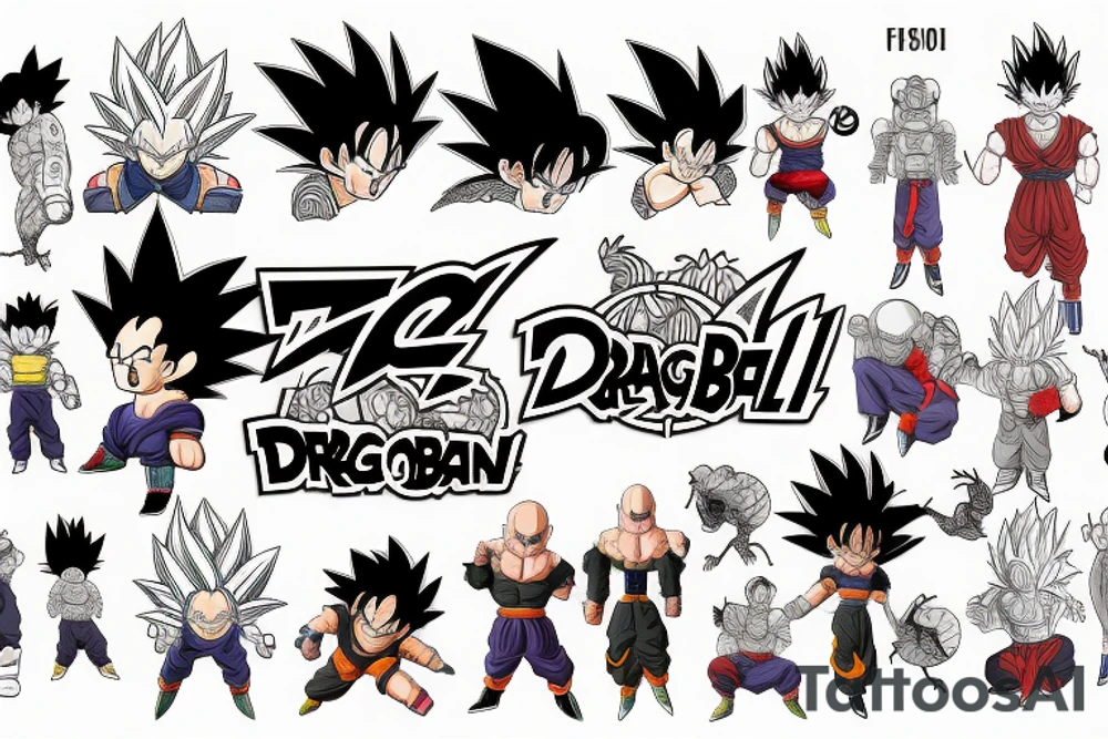 Dragon ball tattoo idea