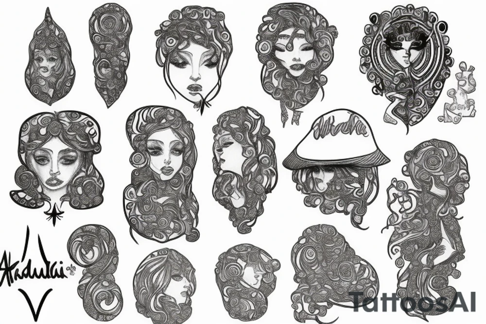 Heard Andalūzija candy tattoo idea